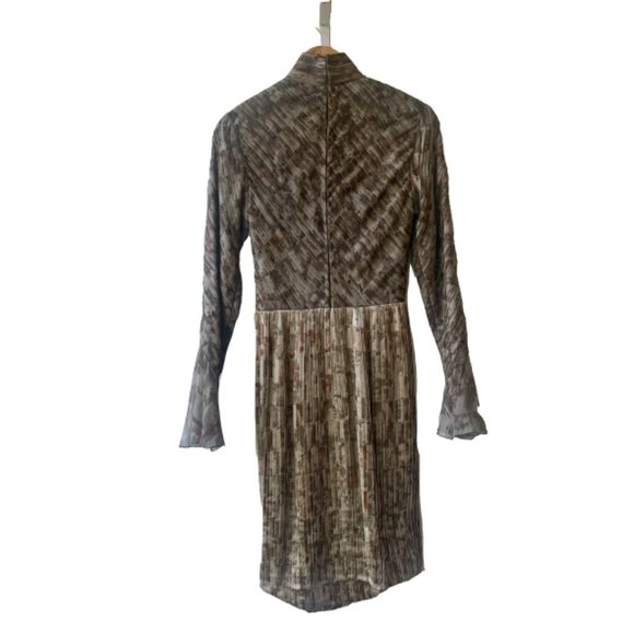 I. Magnin Vintage Smock Neck Dress - Picture 2 of 3